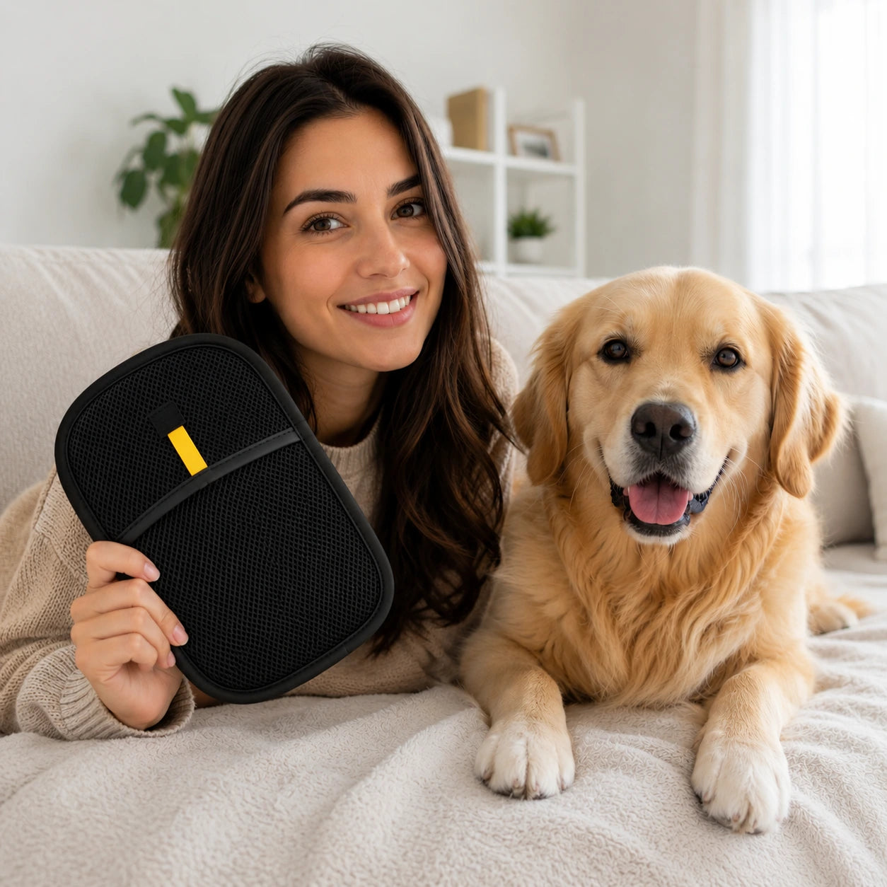 FurClean™ | Manopla Quita Pelos para Mascotas | Sofás y Ropa Siempre Impecables