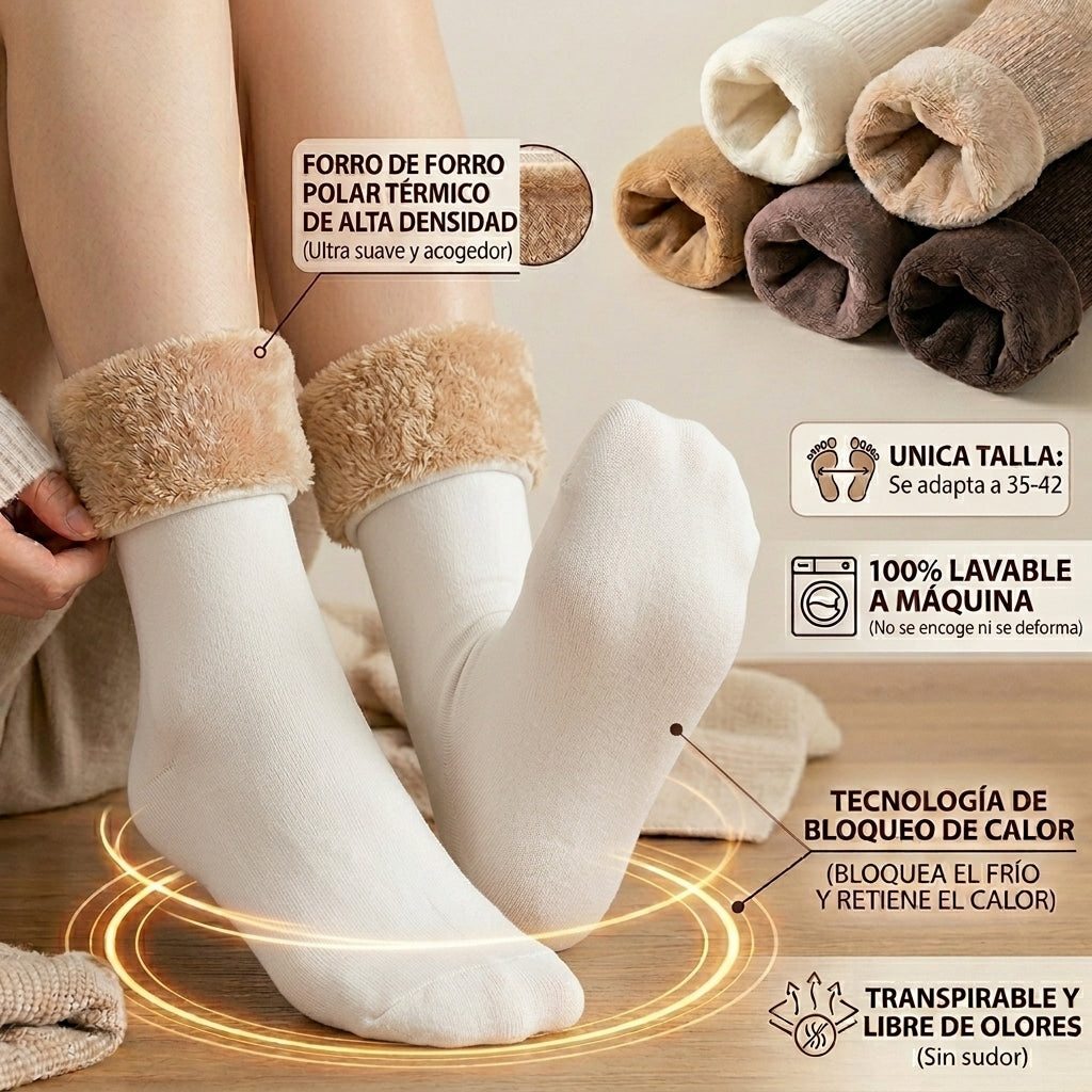 Nevanna™ | Pack x4 pares de Medias Térmicas | Adiós al frío al instante