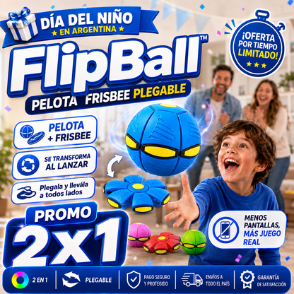 FlipBall™ | Pelota Frisbee Plegable | El Regalo Perfecto para el Día del Niño✨