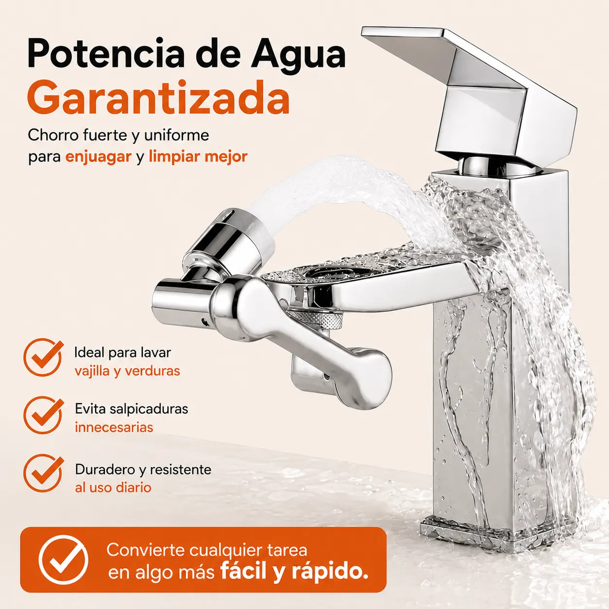 HydroFlex™ | Extensor de Canilla Giratorio 1080° + Regalo🎁: Lava Vasos Automático