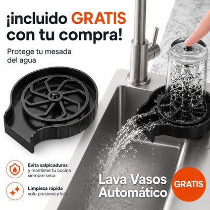 HydroFlex™ | Extensor de Canilla Giratorio 1080° + Regalo🎁: Lava Vasos Automático