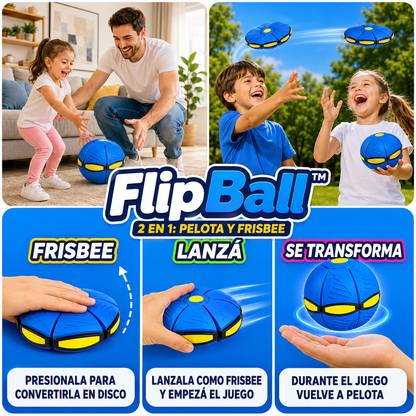 FlipBall™ | Pelota Frisbee Plegable | El Regalo Perfecto para el Día del Niño✨