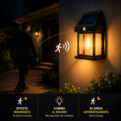 Vertex™ | Pack de Lámparas Solares LED con Sensor de Movimiento