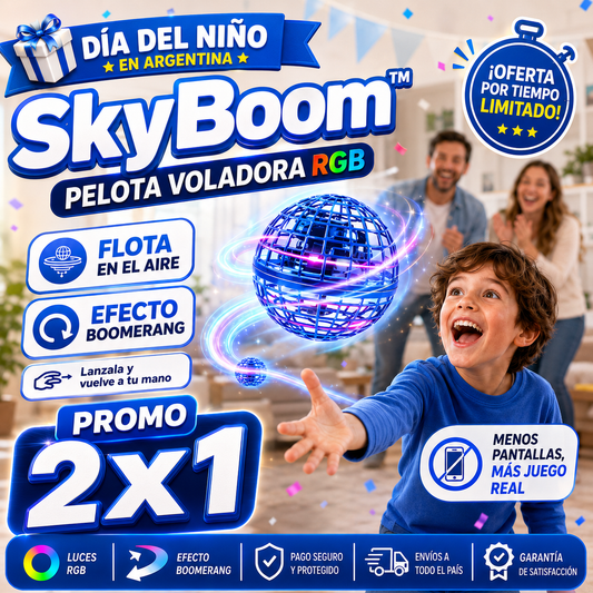 SkyBoom™ | Spinner Volador | El Regalo Perfecto para el día del niño ✨