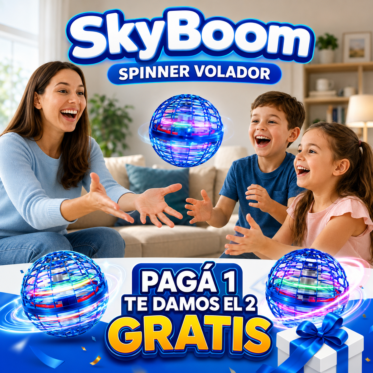 SkyBoom™ | Spinner Volador | El Regalo Perfecto para el día del niño ✨