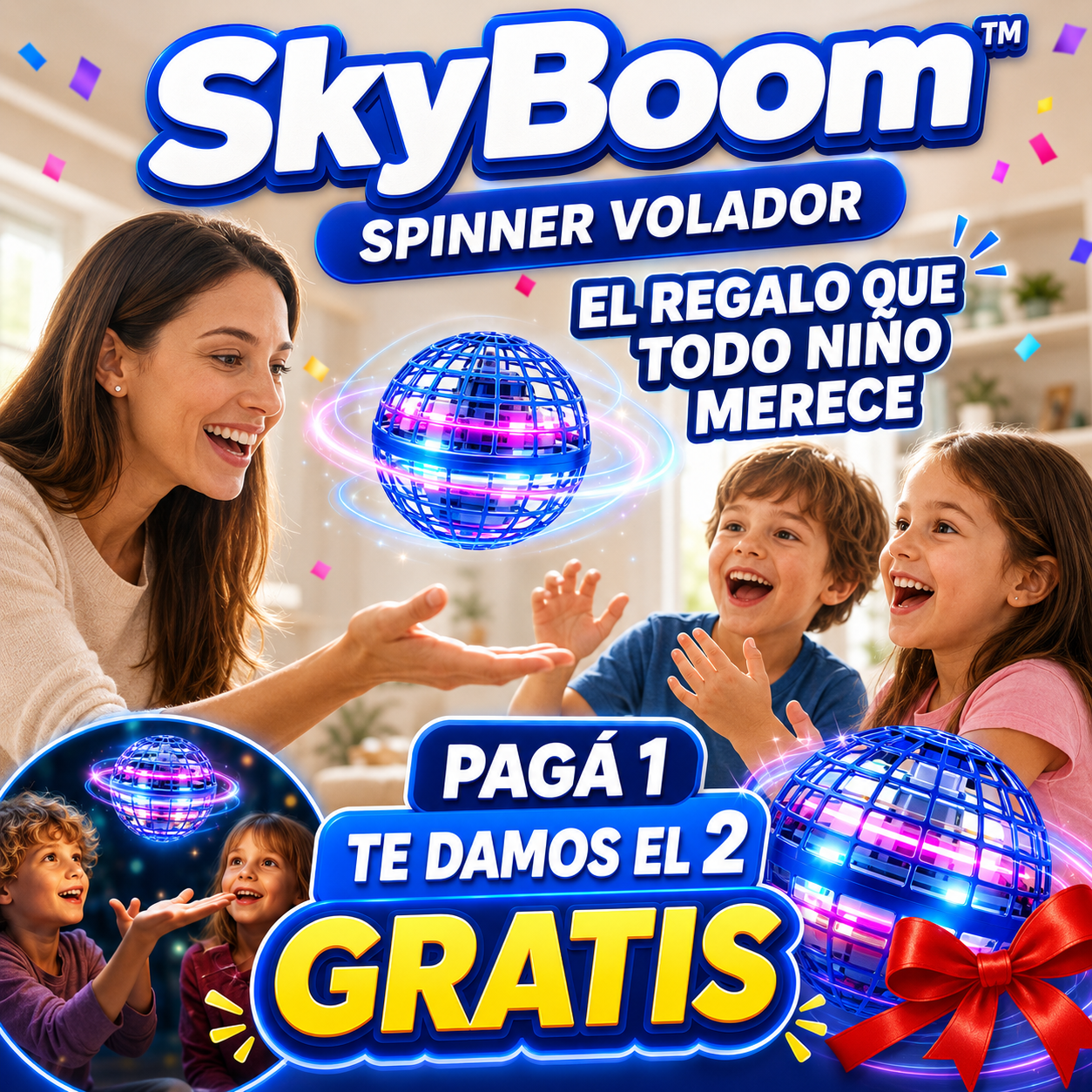 SkyBoom™ | Spinner Volador | El Regalo Perfecto para el día del niño ✨