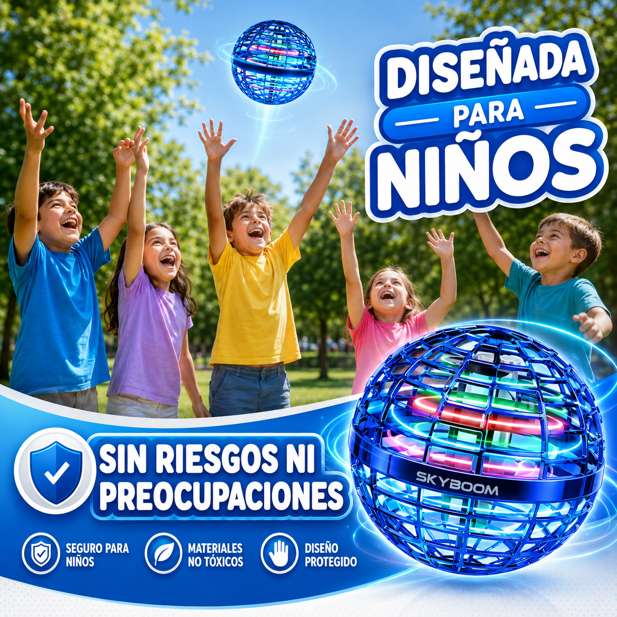 SkyBoom™ | Spinner Volador | El Regalo Perfecto para el día del niño ✨