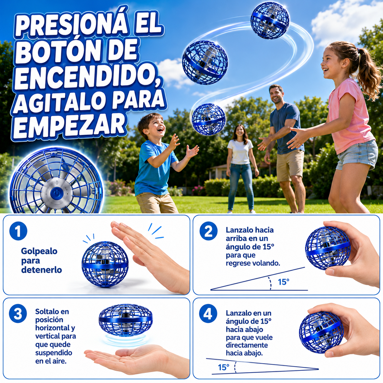 SkyBoom™ | Spinner Volador | El Regalo Perfecto para el día del niño ✨