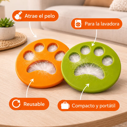 PetClean™ | Manopla Atrapa Pelos + Regalos🎁: 2 Huellitas Saca Pelos + 1 Cepillo Automatico A Vapor