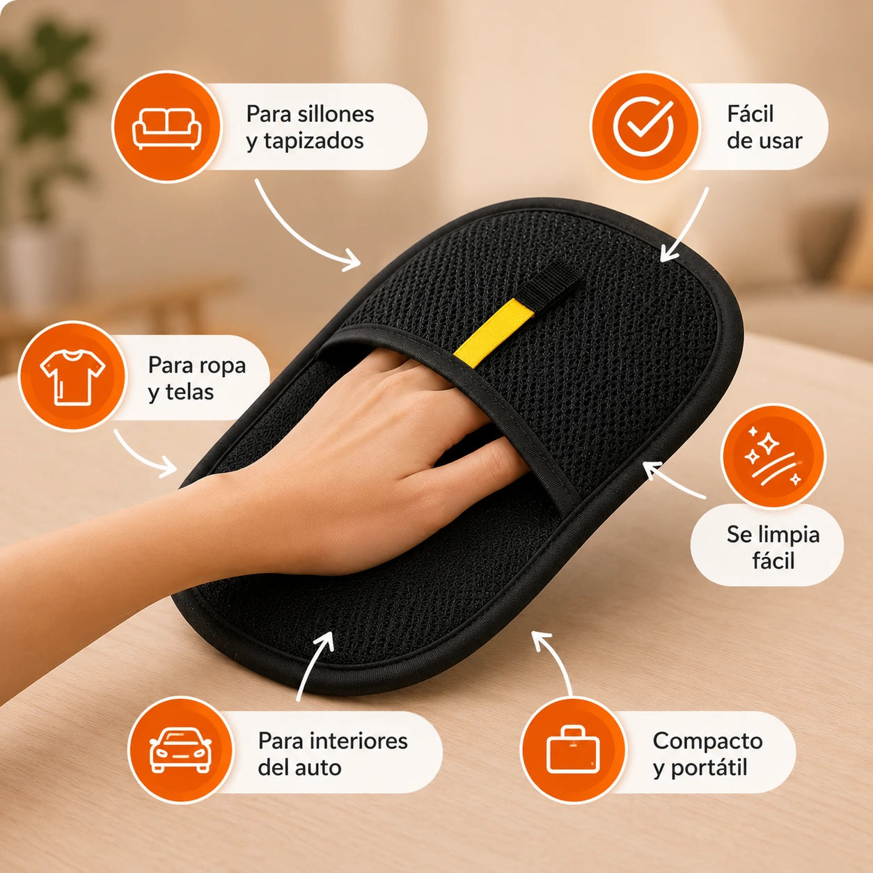 FurClean™ | Manopla Quita Pelos para Mascotas | Sofás y Ropa Siempre Impecables