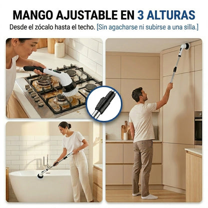 TurboClean™ 9 en 1 | Cepillo Eléctrico Giratorio Inalámbrico